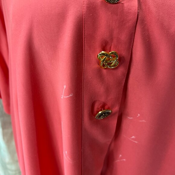 Women's Pink Button Down Shirt - Picture 13 of 15